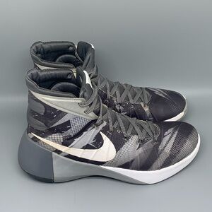 Nike Hyperdunk 2015 Wolf Grey/White Basketball Shoes 749567-010 Men's Sz‎ 9.5